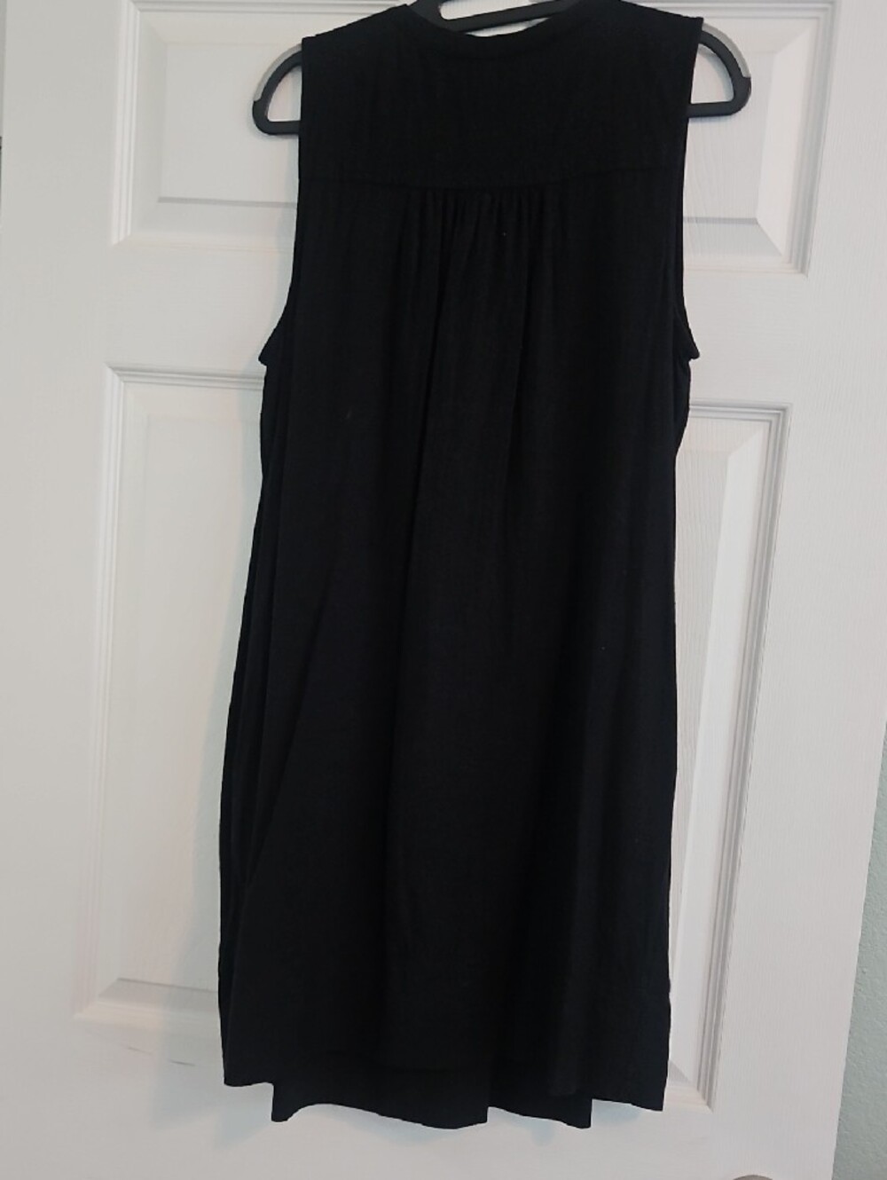 Sonoma Black Sleeveless Button-Front Dress - Picture 4 of 4